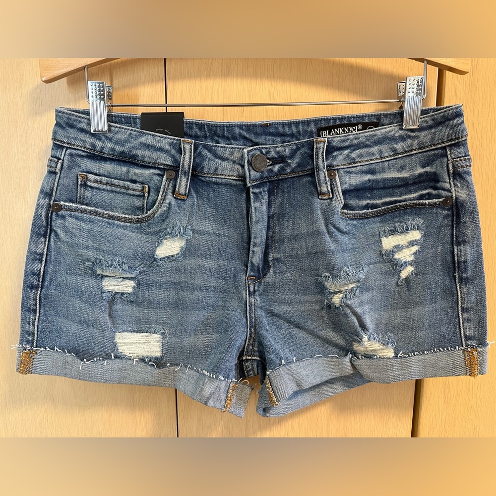 NWT BlankNYC The Fulton Roll-Up Shorts - NWT